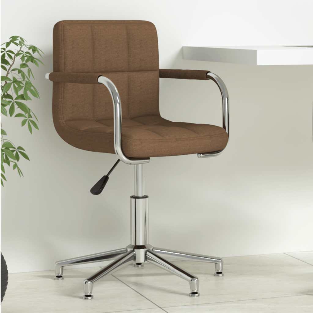 Silla de oficina giratoria de cuero sintético blanco