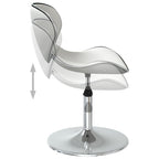 Sillas de comedor 2 unidades cuero sintético blanco
