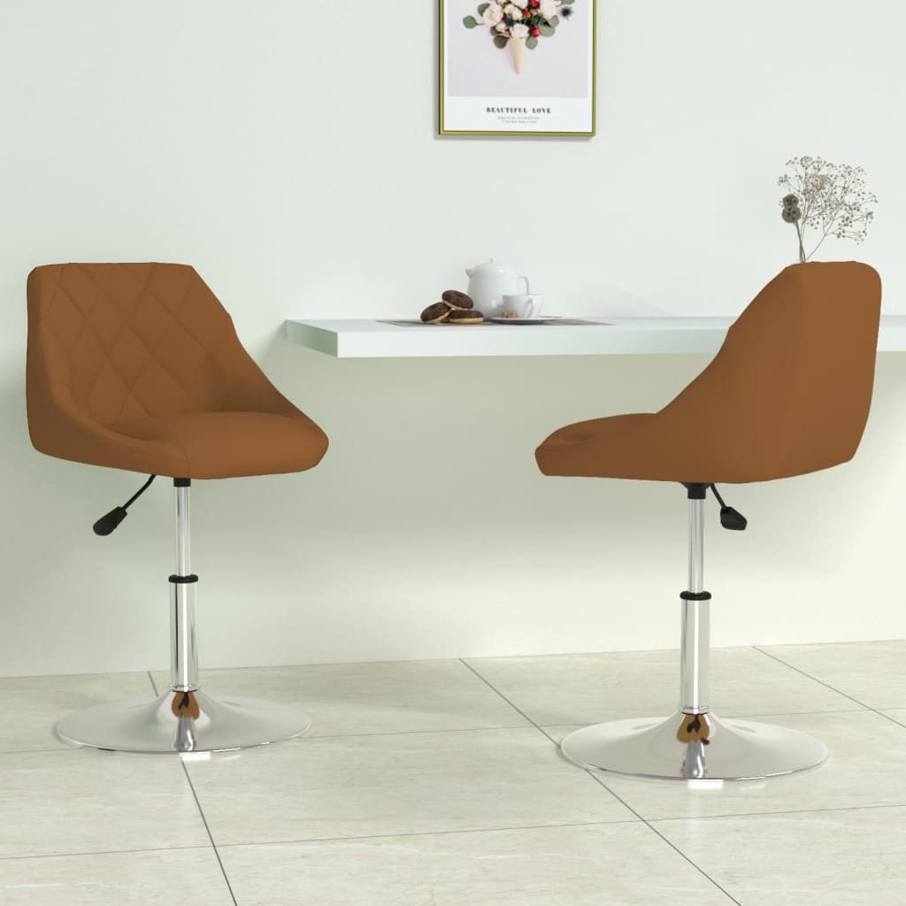 Silla de comedor giratoria 6 uds terciopelo azul
