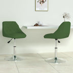 Silla de comedor giratoria 6 uds terciopelo azul