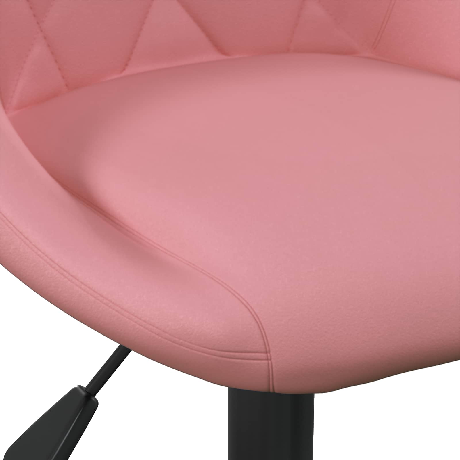 Taburete de bar Rosa 46 x 44 x (62.5-77.5) cm Cuero sintético