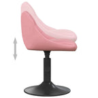 Taburete de bar Rosa 46 x 44 x (62.5-77.5) cm Cuero sintético