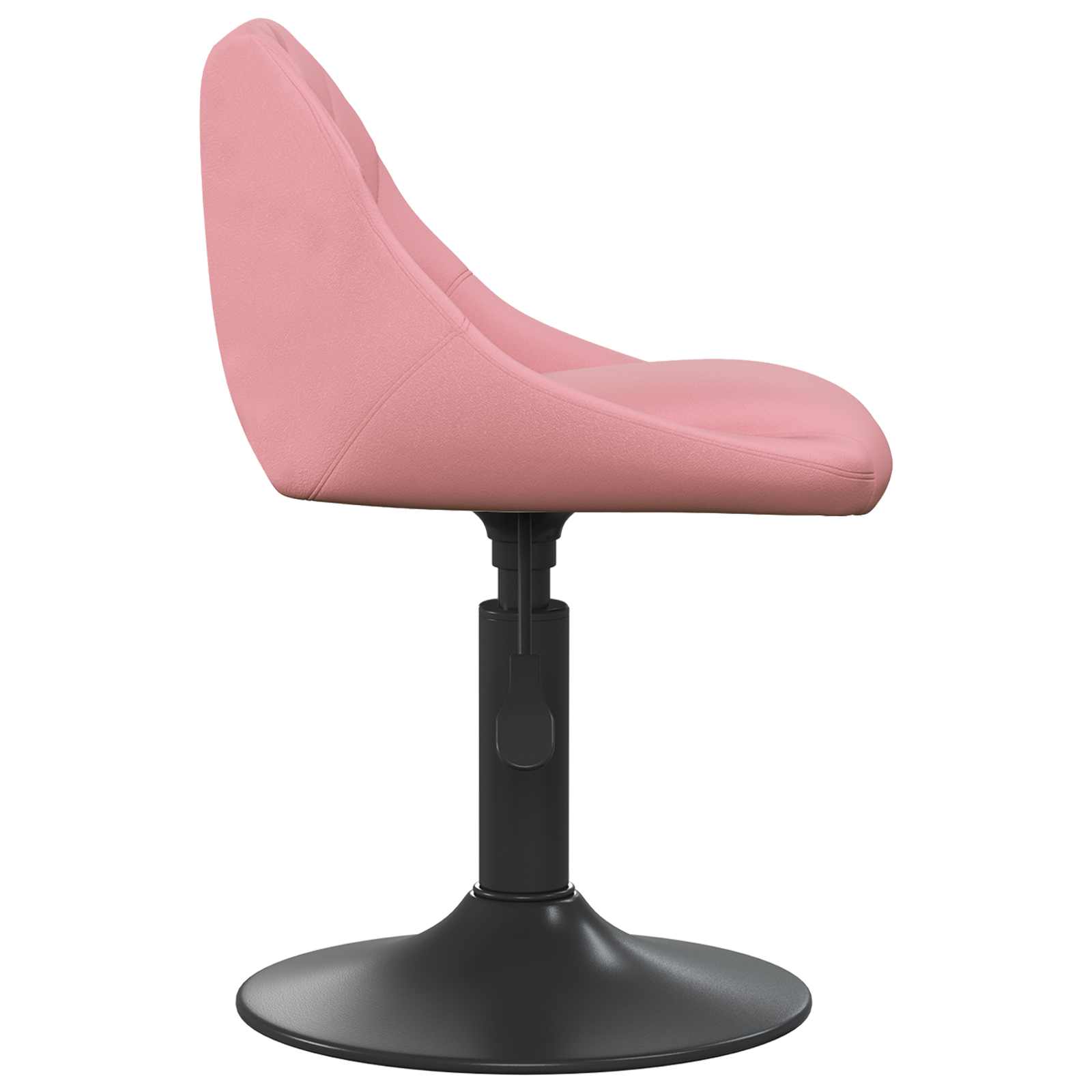 Taburete de bar Rosa 46 x 44 x (62.5-77.5) cm Cuero sintético