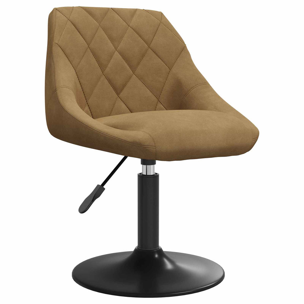 Sillas de Comedor Giratorias 2 pcs Marrón 46 x 44 x 77.5 cm