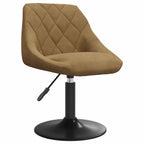 Sillas de Comedor Giratorias 2 pcs Marrón 46 x 44 x 77.5 cm