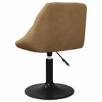 Sillas de Comedor Giratorias 2 pcs Marrón 46 x 44 x 77.5 cm