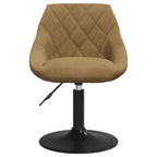 Sillas de Comedor Giratorias 2 pcs Marrón 46 x 44 x 77.5 cm
