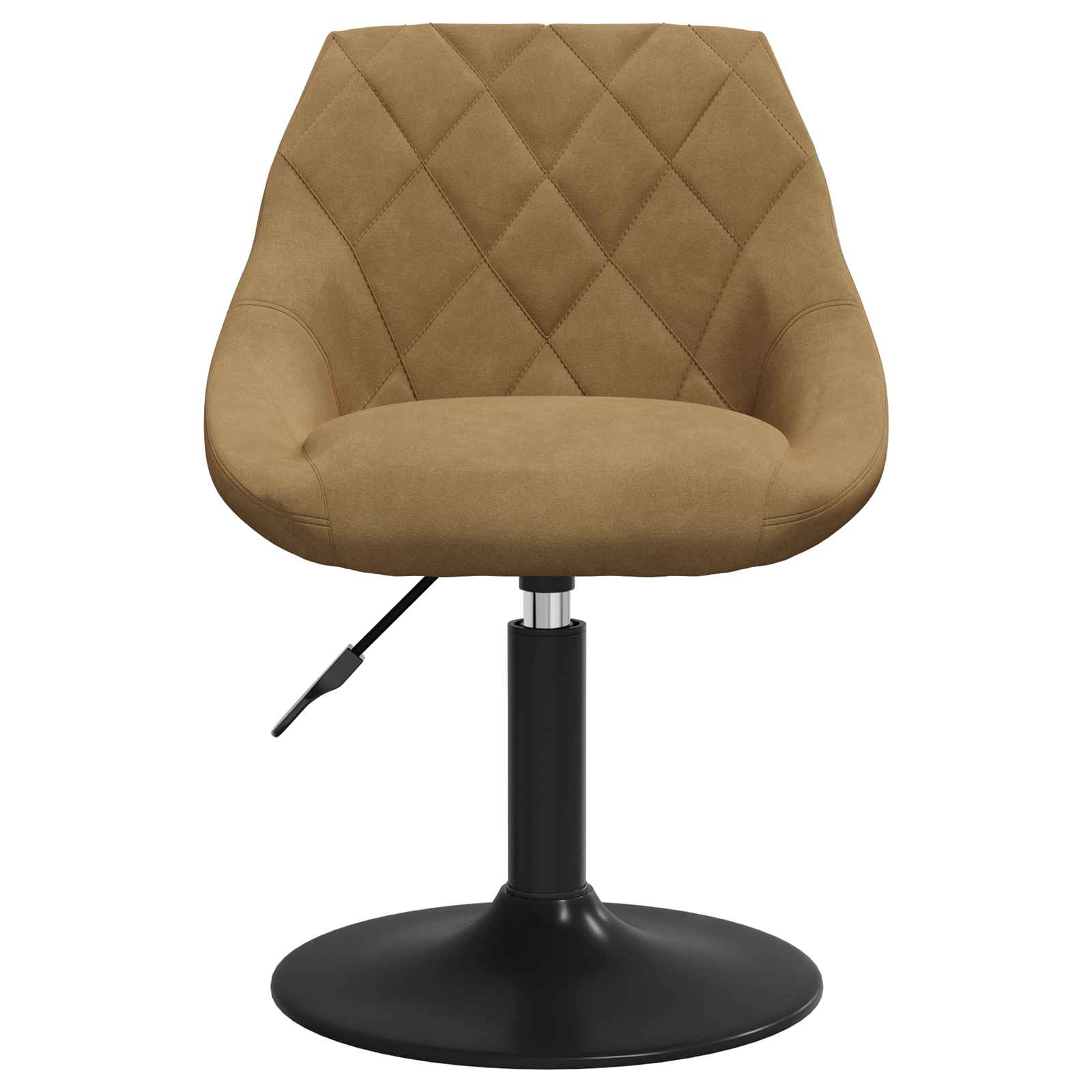 Sillas de Comedor Giratorias 2 pcs Marrón 46 x 44 x 77.5 cm