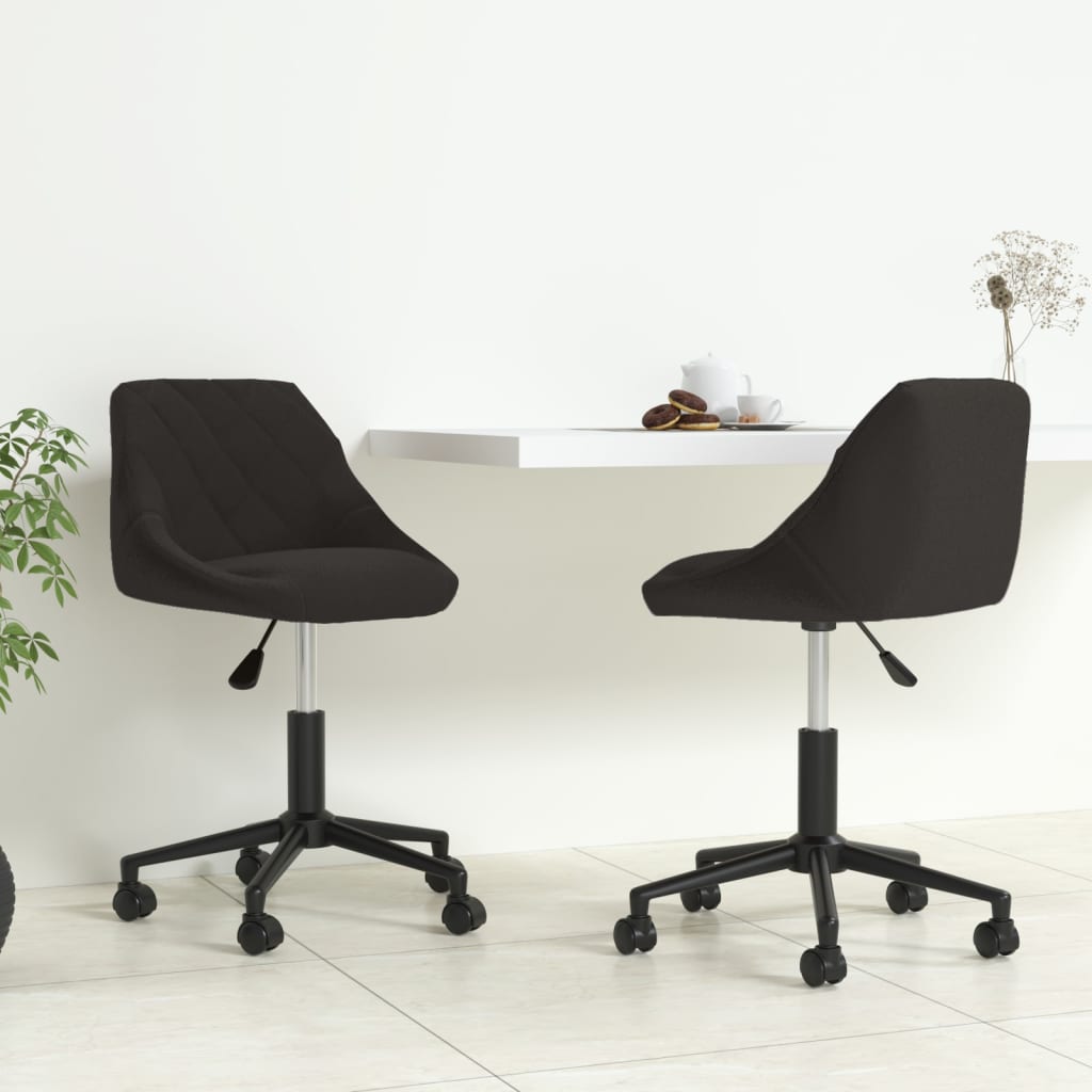 Sillas de comedor giratorias 2 uds de terciopelo verde claro