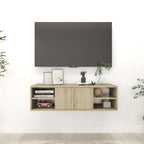 Estantería pared madera contrachapada gris brillo 102x30x17 cm
