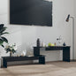 High Gloss White Plywood TV Cabinet 180x30x43 cm