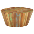 Mesa de centro de madera maciza de acacia Ø65x31 cm