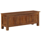 Caixa de arrumação em madeira de mangueira maciça 110x30x40 cm