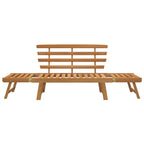 Banco de jardín 2 en 1 190 cm madera maciza acacia