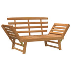 Banco de jardín 2 en 1 190 cm madera maciza acacia