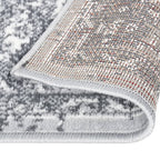Alfombra de pasillo BCF gris oriental 80x200 cm