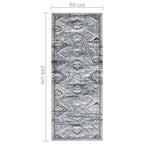 Alfombra de pasillo BCF gris oriental 80x200 cm