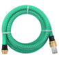 Manguera de succión con conectores de latón PVC negro 29 mm 10m
