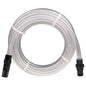 Manguera de succión conectores de PVC transparente 1" 10 m PVC