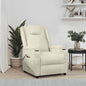 Sillón de masaje eléctrico cuero sintético color capuchino