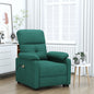 Sillón de masaje eléctrico cuero sintético color capuchino
