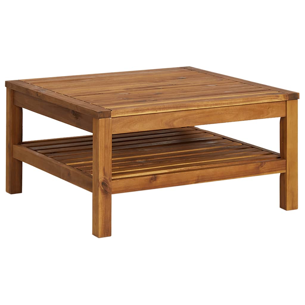 Juego de sofá 2 pzas con cojines blanco crema madera de acacia