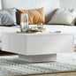 Mesa de centro contraplacado branco 60x60x31,5 cm