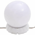 Espejo de pared con luces LED cuadrado de vidrio