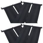 Panel calentador solar para piscinas 2 unidades 80x310 cm