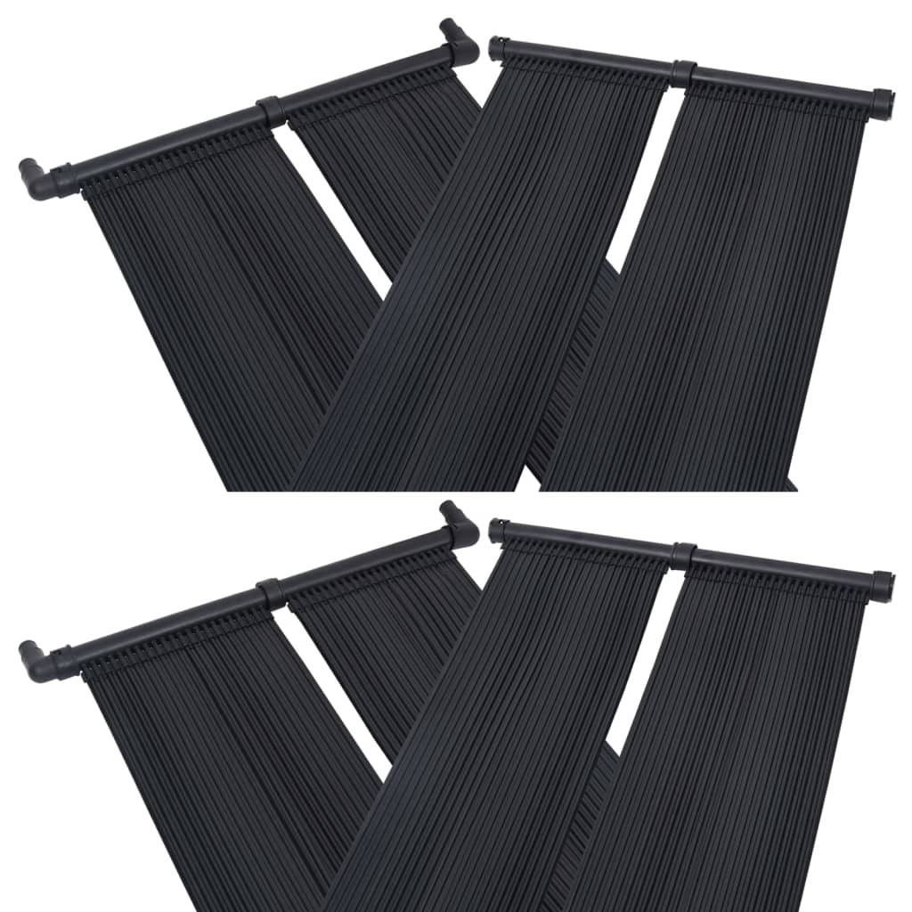 Panel calentador solar para piscinas 2 unidades 80x310 cm