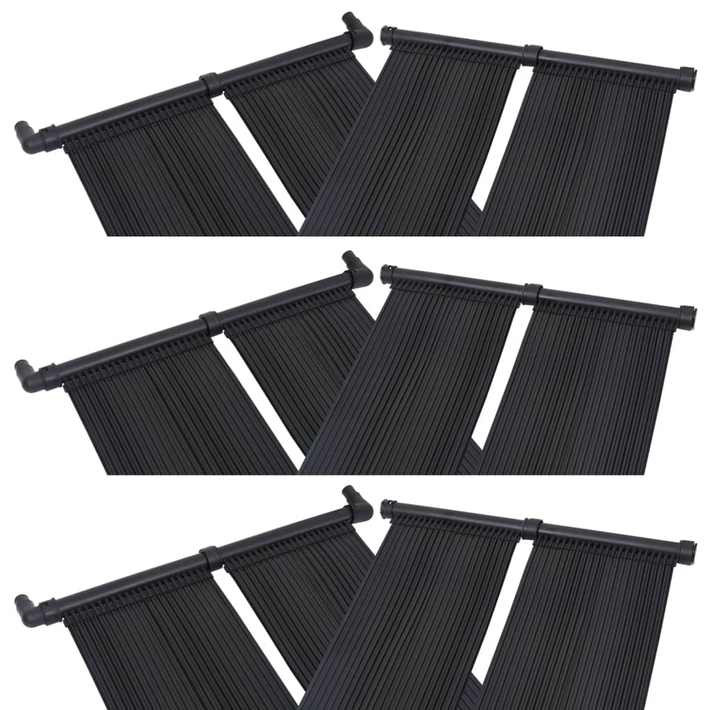 Panel calentador solar para piscinas 2 unidades 80x310 cm