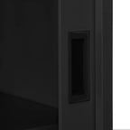 Armario con puerta corredera acero antracita 90x40x90 cm