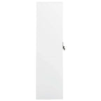 Armario de acero blanco 80x50x180 cm
