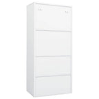Armario de acero blanco 80x50x180 cm