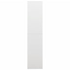 Armario de taquilla de acero blanco 90x40x180 cm