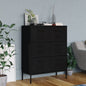 Mustard Yellow Steel Storage Cabinet 80x35x101.5 cm