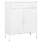 Armario almacenamiento acero blanco 80x35x101,5 cm