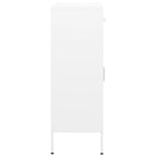 Armario almacenamiento acero blanco 80x35x101,5 cm