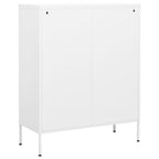 Armario almacenamiento acero blanco 80x35x101,5 cm