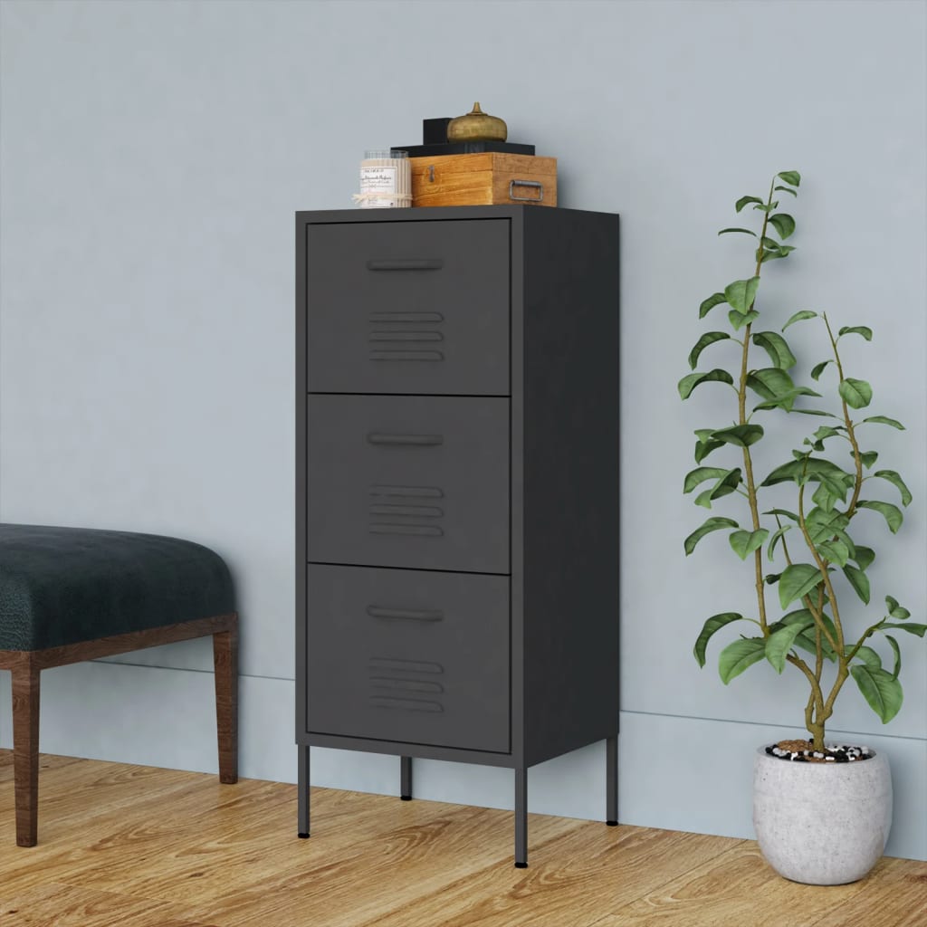 Armario almacenaje de jardín PP apariencia madera 65x45x172 cm
