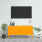 TV cabinet metal and grey MDF 105x36x47 cm