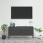 TV cabinet metal and grey MDF 105x36x47 cm