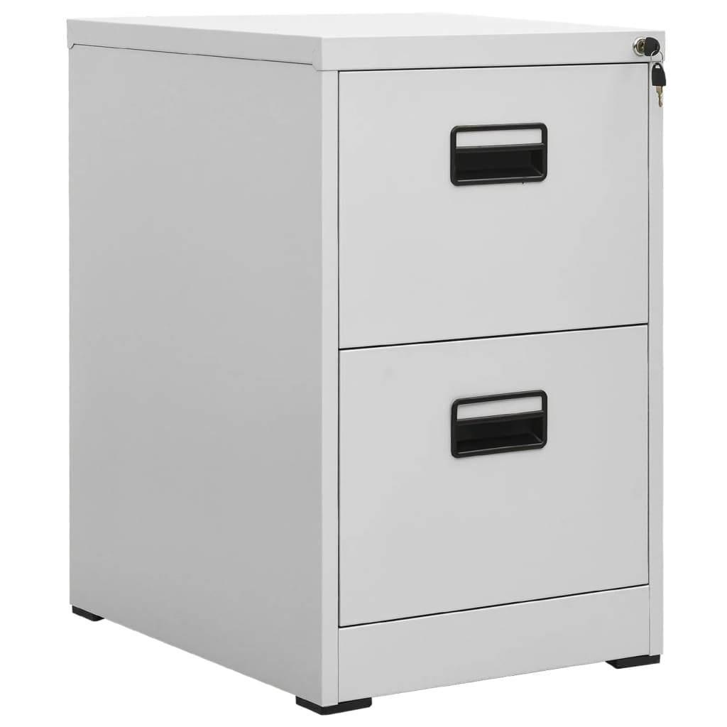 Armario archivador de acero antracita 46x62x102,5 cm