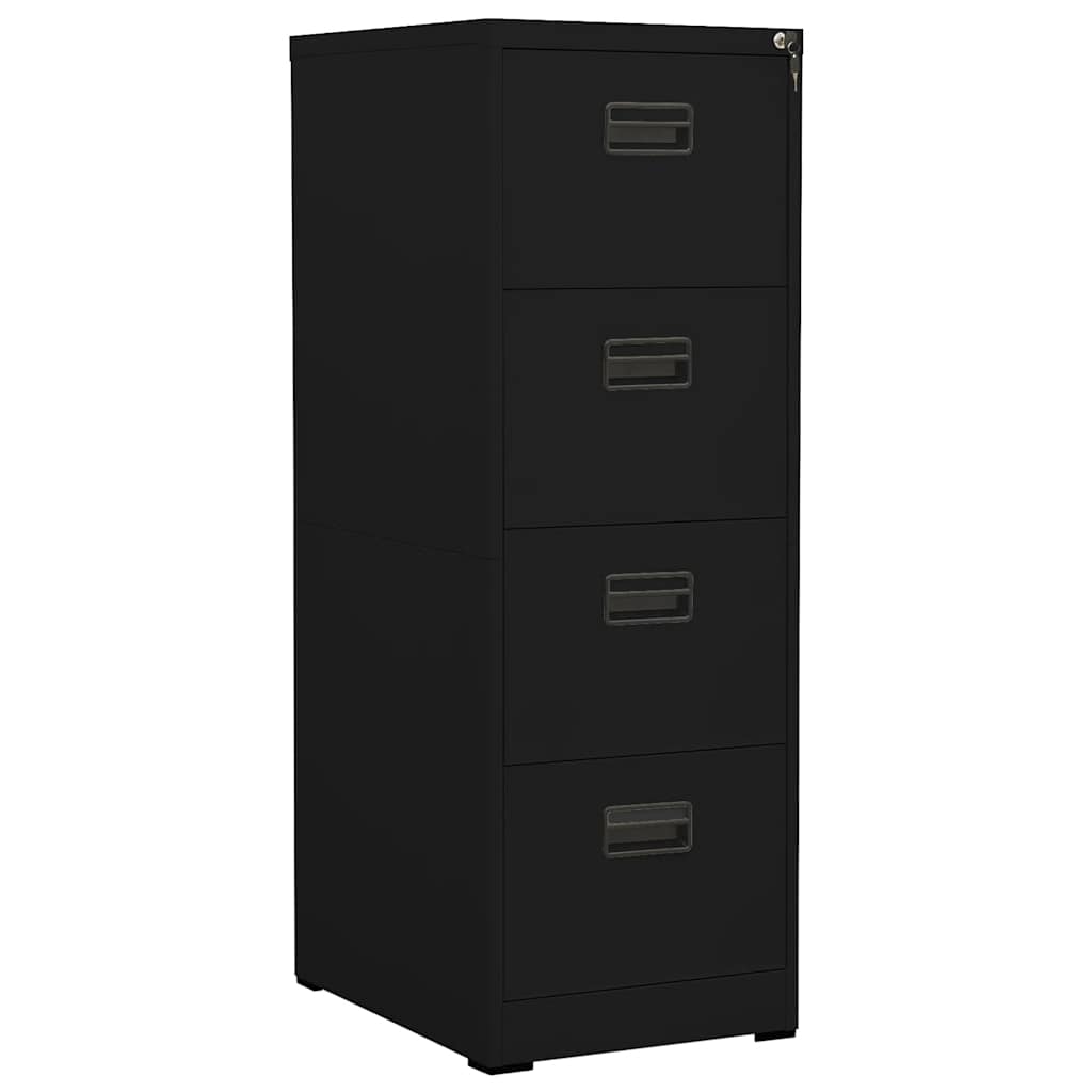 Armario archivador de acero antracita 46x62x102,5 cm