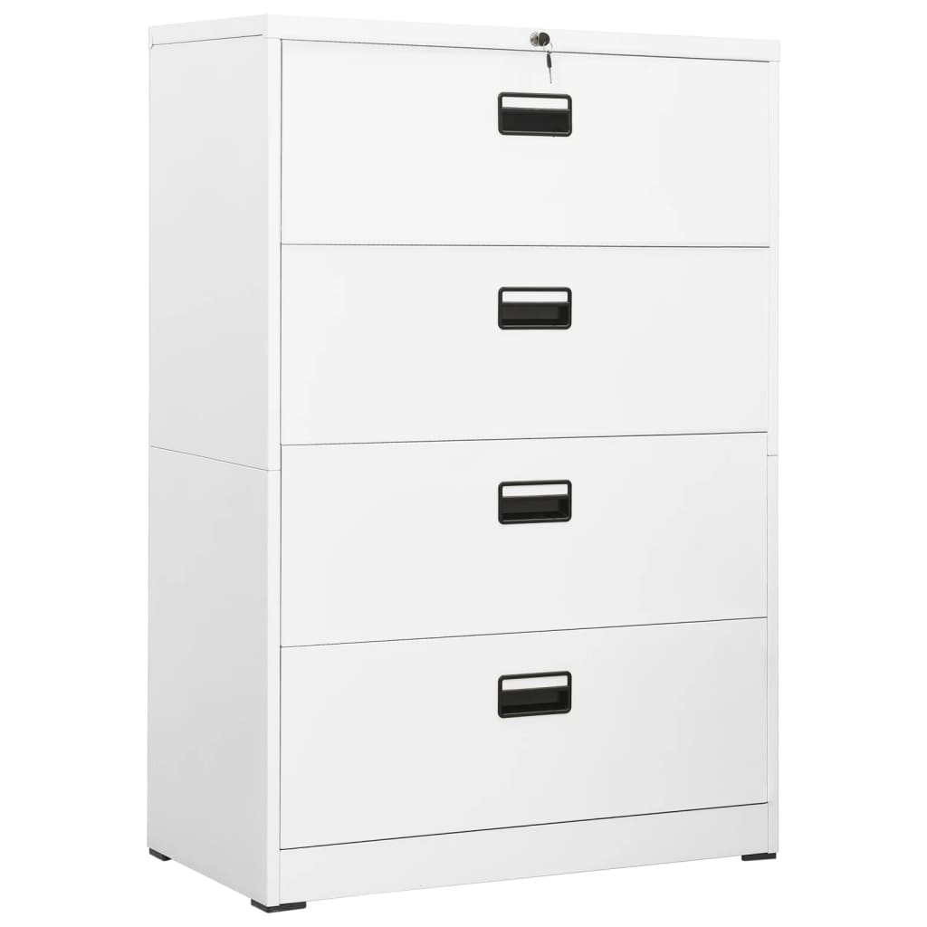 Armario archivador de acero antracita 46x62x102,5 cm