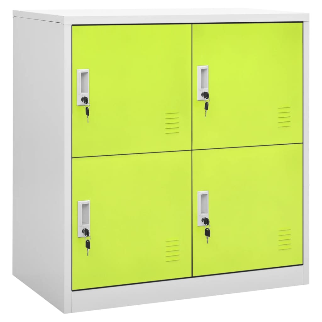 Mustard yellow steel locker cabinet 35x46x180 cm