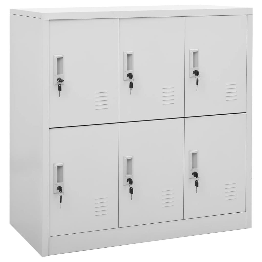 Mustard yellow steel locker cabinet 35x46x180 cm