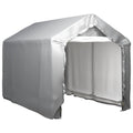 Carpa de almacenamiento acero galvanizado gris 180x180 cm