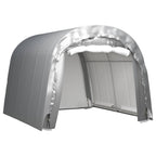 Carpa de almacenamiento acero galvanizado gris 180x180 cm