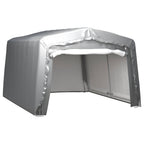 Carpa de almacenamiento acero galvanizado gris 180x180 cm